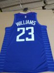 NBA 2017-18 Los Angeles Clippers 23 Lou Williams Icon bleu Swingman Maillot